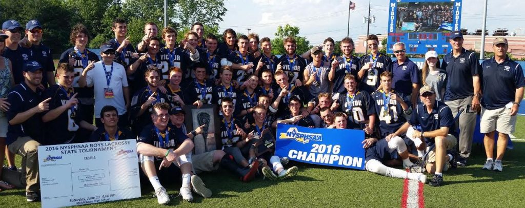 Victor celebrates the NY Class A Championship
