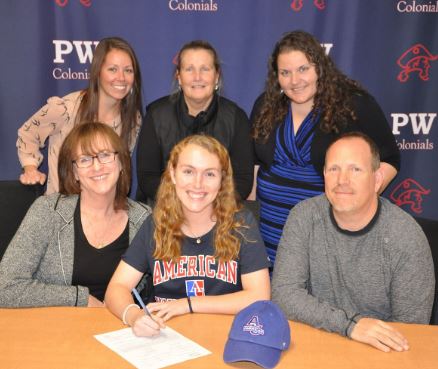 PWHS_CSD @errilly Sr. Cate Golden for signing to play at @AU_Lacrosse